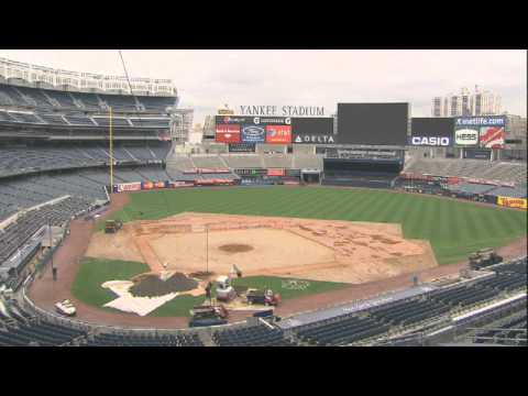 From Baseball to Football: Time Lapse Footage of Yankee Stadium - 11/19/10
