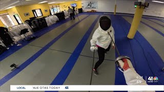 'It's not slashing': KSHB 41 morning anchors learn basics of Olympic fencing