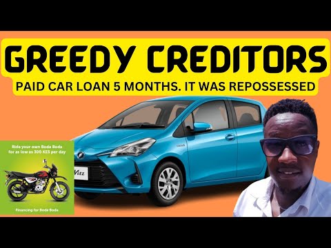 PAID CAR LOAN 5 MONTHS. Then it WAS REPOSSESED. Kenyas GREEDY CREDITORS- PAMURICK SHOW