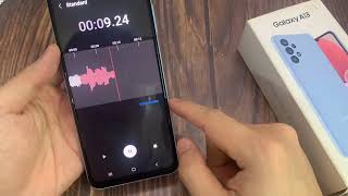 SAMSUNG Galaxy A13: How to Use Samsung Voice Recorder screenshot 3