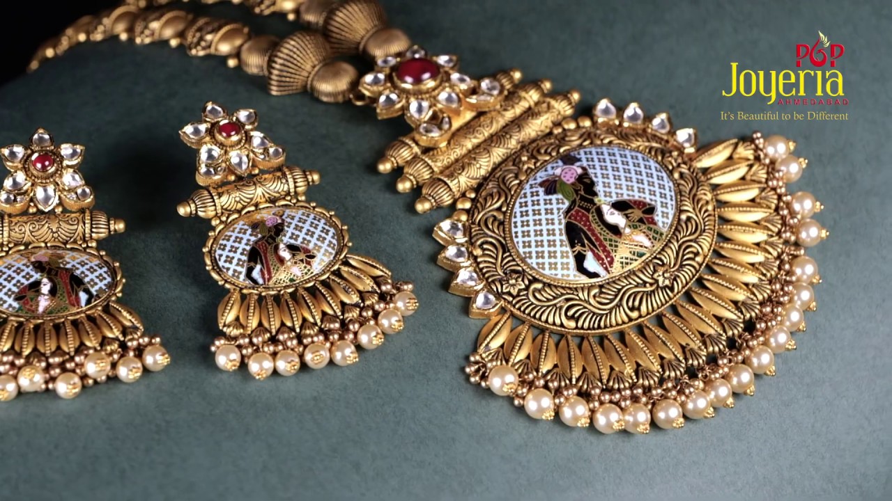 Spiritual jewellery Radhe Krishna Necklace Set YouTube