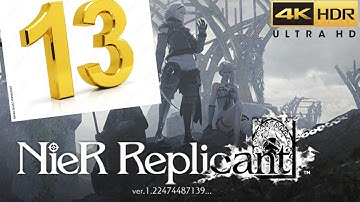NieR Replicant Alternate Costume Walkthrough Part 13 Ending A No Commentary 4K60 FPS HDR