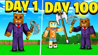 I Survived 100 Days Fighting A Lich King In Minecraft