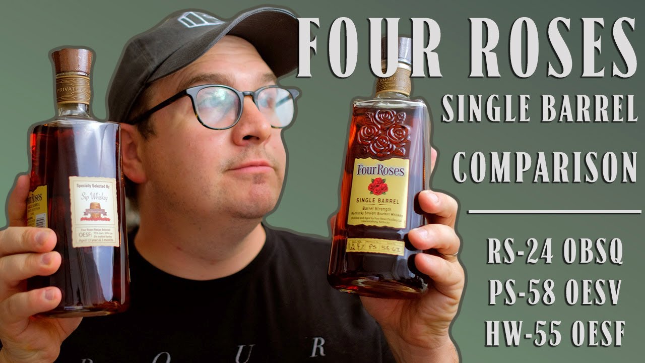Four Roses Single Barrel Comparison Pt. 1 - OBSQ, OESV, OESF - YouTube