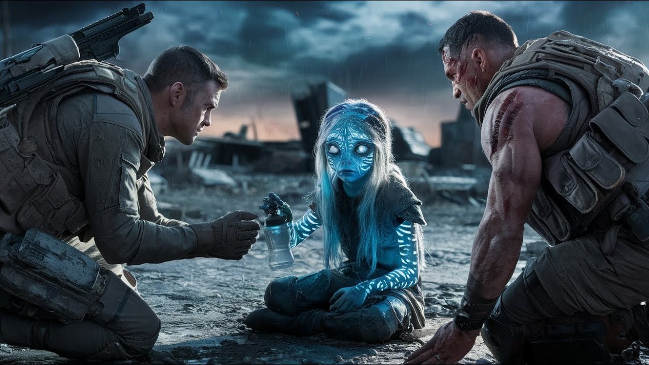 The Helpless Alien Girl Was Left Behind Only the 'Savage Humans Came to ...