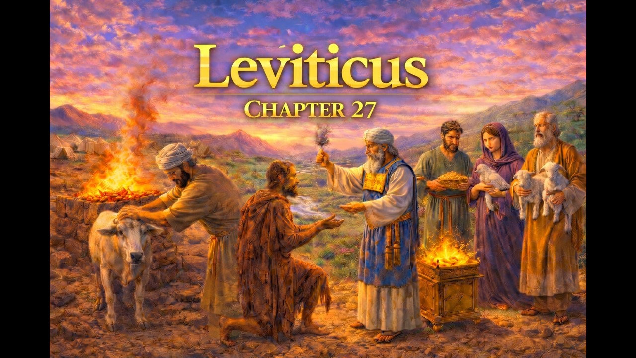 Bible Reading Leviticus Chapter 27 (KJV) - YouTube