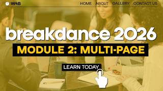 Build Multi-Page Website in Breakdance WordPress - Module 2 - Go Pro in 2026