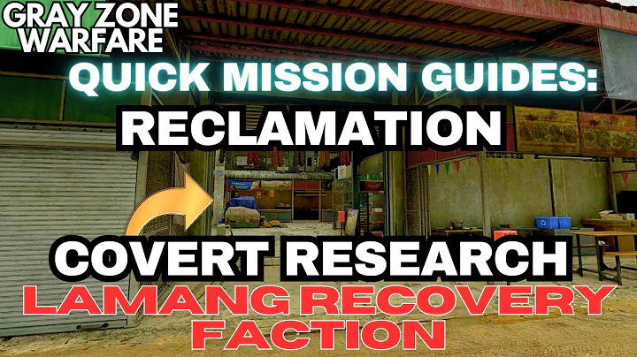 Reclamation-Covert Research 0.30 Quick Guide LAMANG RECOVERY Gray Zone Warfare #grayzonewarfare #gzw