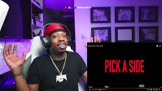 King Combs  Pick a side ( 50 cent diss ) Antso REACTION !!!!