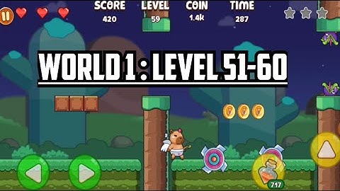 Super Capybara Adventure World 1 Level 51-60 | Super Capybara Adventure Gameplay