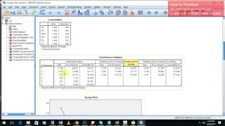 How to create index using PCA in SPSS