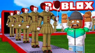 Building My Own PENNYWISE "IT 2" TYCOON in Roblox! видео