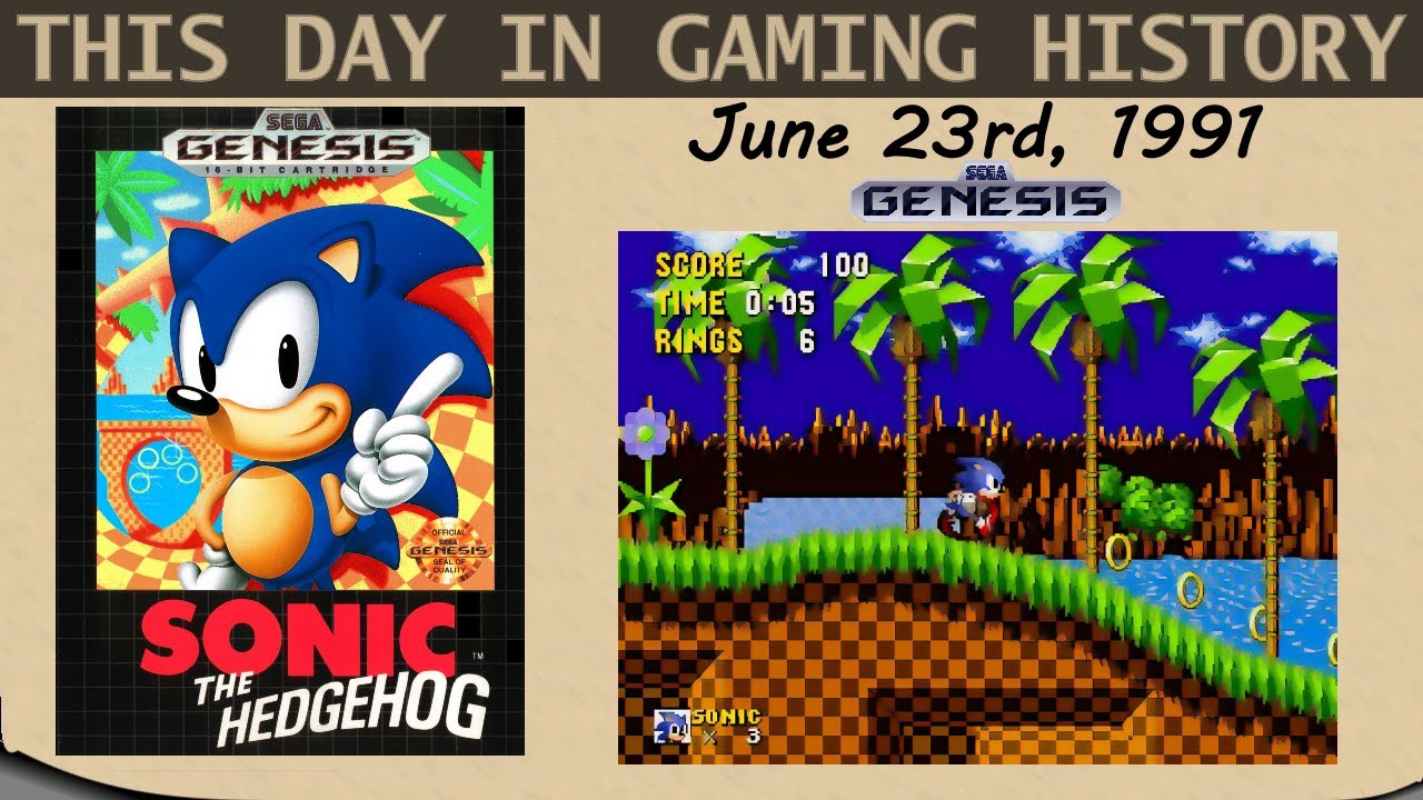 SEGA - This is Sonic the Hedgehog, born 23 years ago in 1991. We