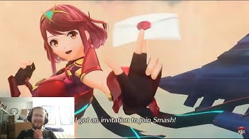 My Live Reaction to Pyra and Mythra in Smash Bros Ultimate!