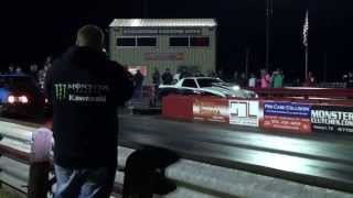 Celebrity Mustang VS Camaro BIG NITROUS BACKFIRE Wealth