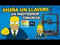 como diseñar un llavero 3d a partir de una foto