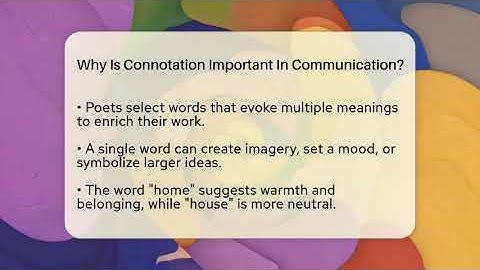 Why Is Connotation Important In Communication? - The Prose Path