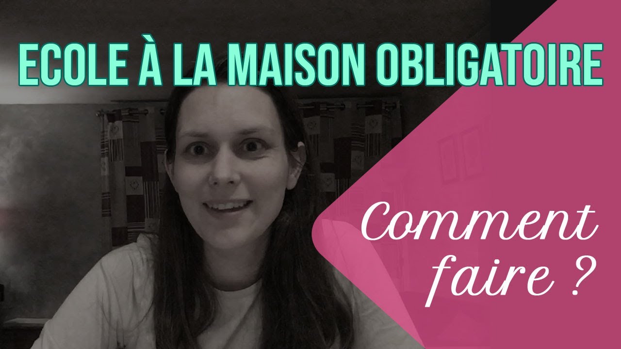 Comment faire l'école à la maison - YouTube