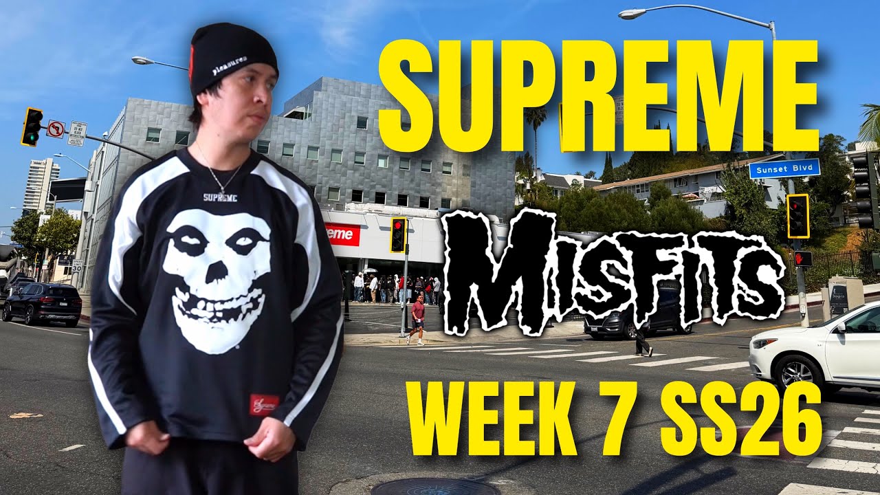Supreme Week 7 SS26 In-Store Pick-Ups THE MISFITS COLLAB - YouTube