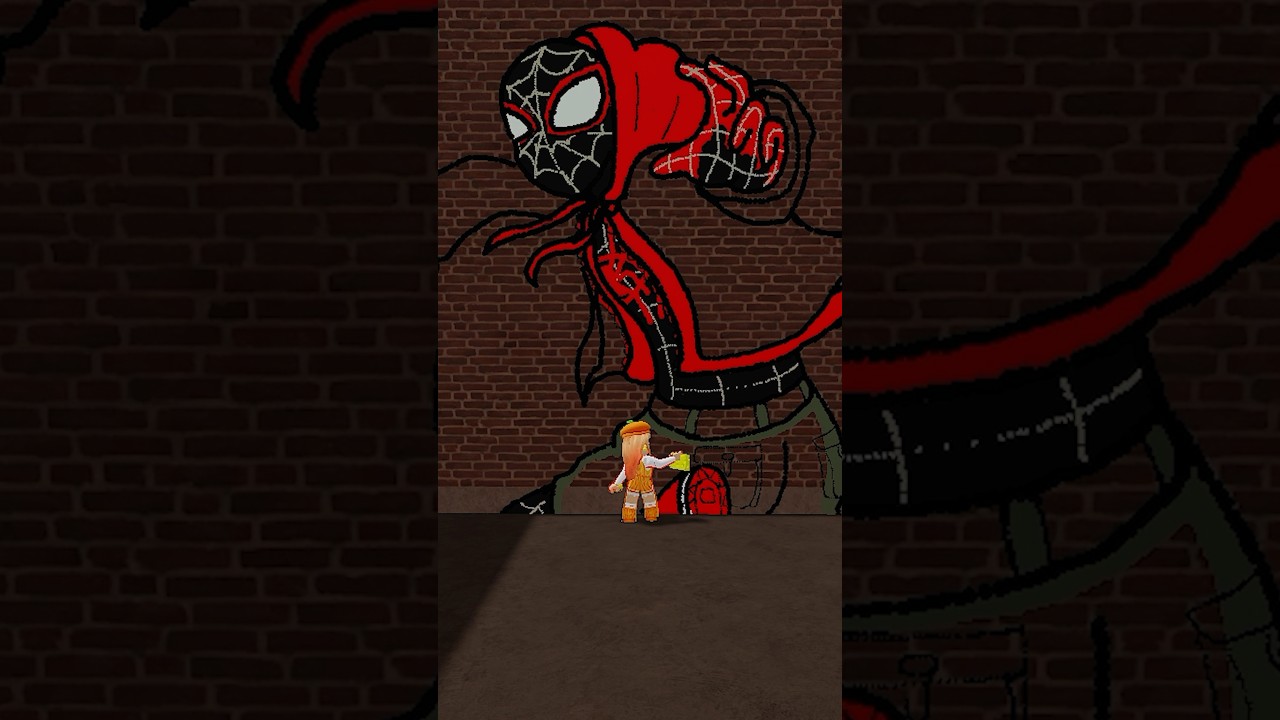 I Drew MILES MORALES in Roblox!