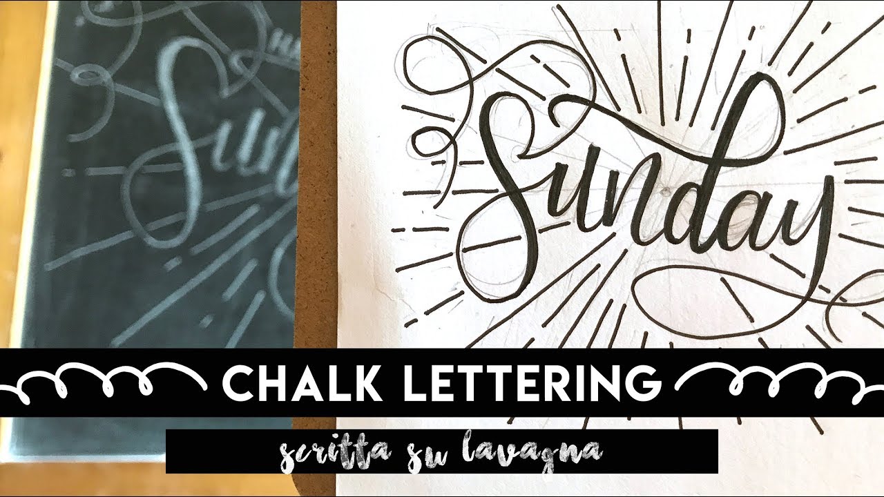 LETTERING SU LAVAGNA | CHALK LETTERING