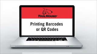 Printing Barcodes or QR Codes in ToolHound 6