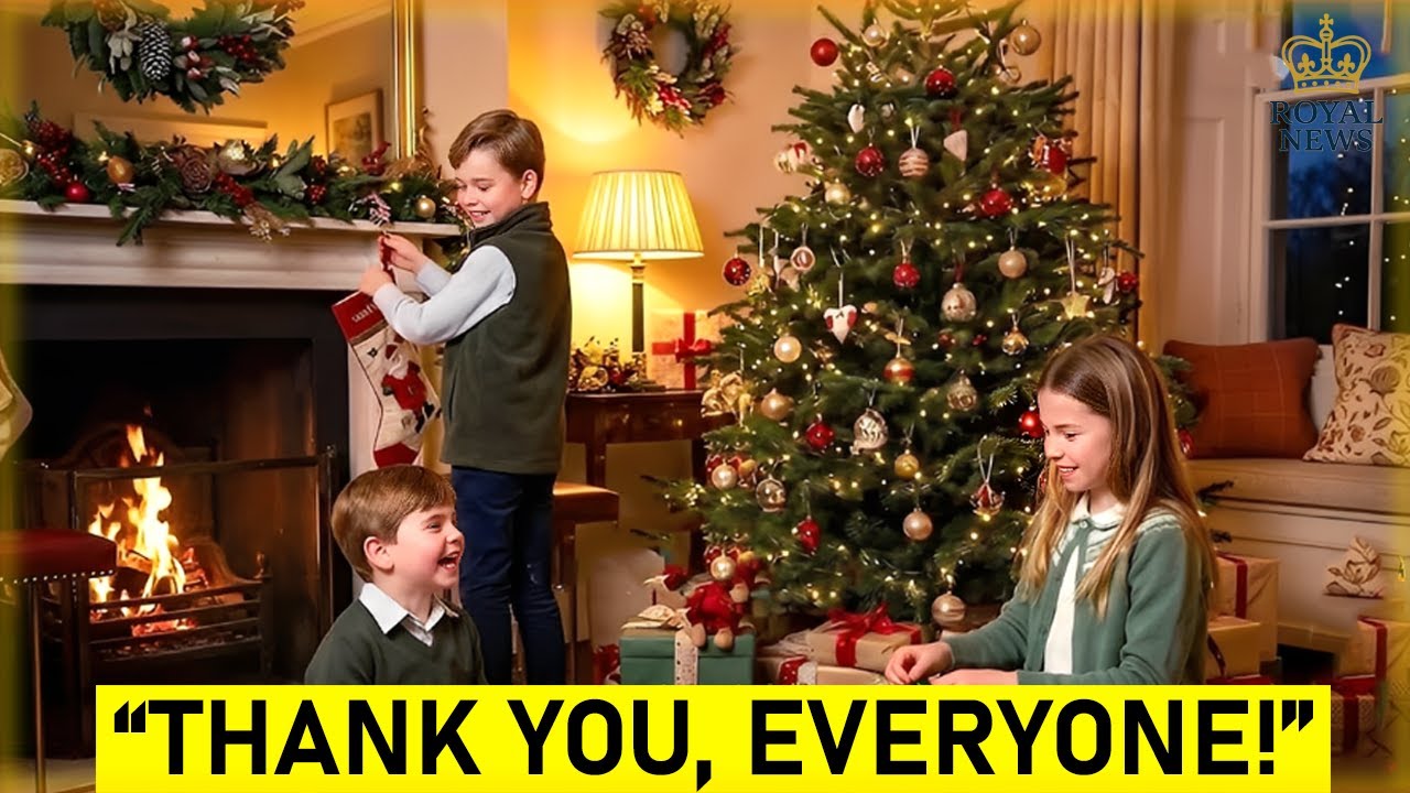BEAMING George, Charlotte and Louis Receive Immense Love and Public Gifts During Christmas