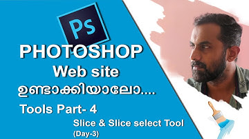 Photoshop Tutorials | Slice & Slice select | Tools | Part4 | Day3 | Malayalam