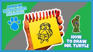 Jon Kim Blues Clues Drawing - How To Draw Mr. Turtle