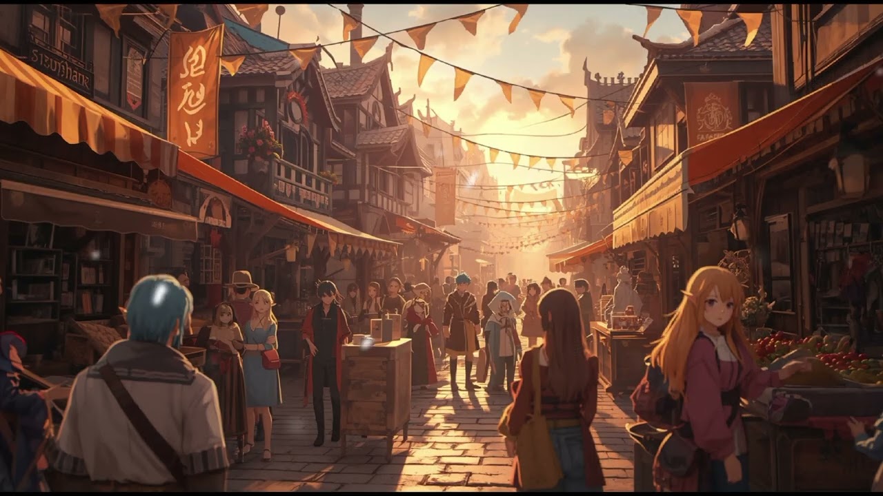 Whispers of the Ancient City — Calm Medieval Fantasy Music for Evening Relaxation