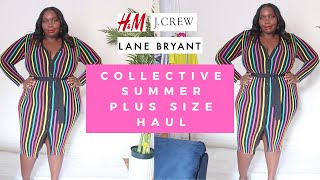 Huge collective plus size summer haul 2020 | h&m, j.crew, lane bryant
& more