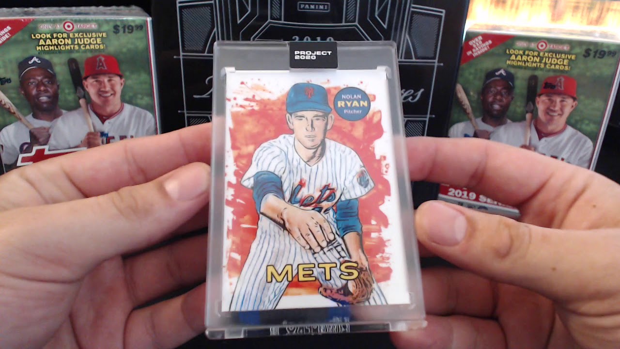 Topps 2020 Project Nolan Ryan - Did We Pull the 1/1 Gold Frame?