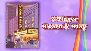 Take A Seat 3 Player Learn and Play
Thanks to @25thCenturyGames for providing this copy.
https://boardgamegeek.com/boardgame/352485/take-a-seat
This is a live recording, so there may be missed rules, table talk, frustration, and imperfect decisions. The goal is to show what gaming is like for me as an autistic person, not to present a perfect rules tutorial.
I may also seem different depending on who I play with. With strangers, I often mask more. With my partner, I am less filtered because I feel safer. Sometimes that creates tension, especially because we have different play styles, but we love each other and have a healthy relationship.
That honest, less-polished view of the table is part of what makes this channel different. Take A Seat 3 Player Learn and Play
