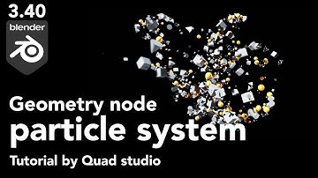 Geometry node particle system - Distribute points in volume - Blender 3.4