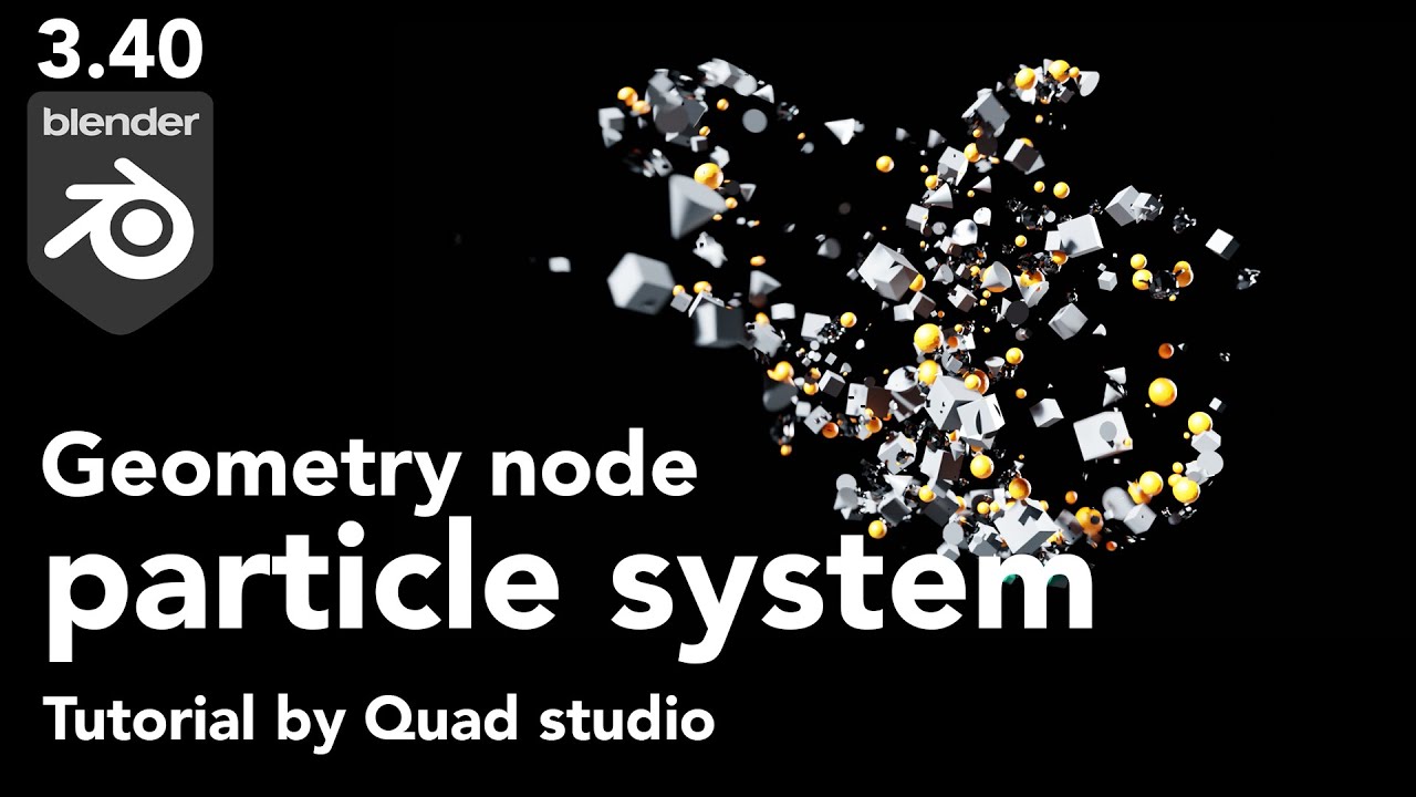Geometry node particle system - Distribute points in volume - Blender 3 ...