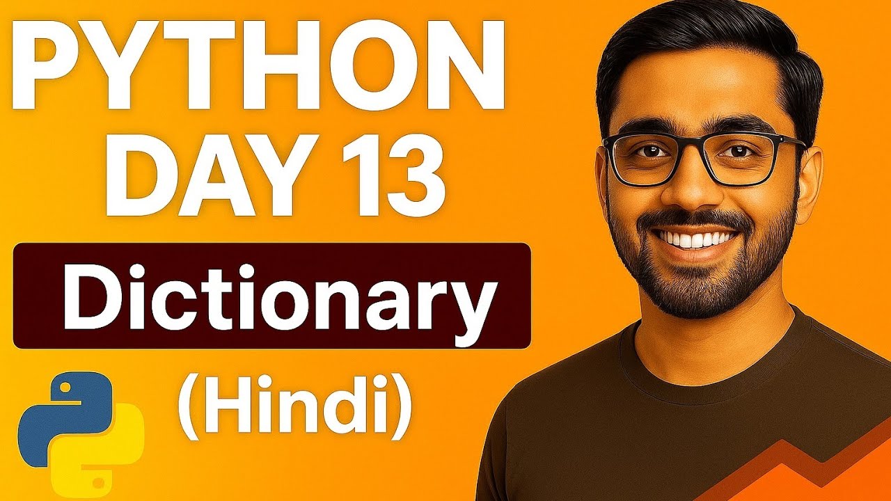 Python Day 13 | Dictionary in Python Explained in Hindi 🔥 - YouTube