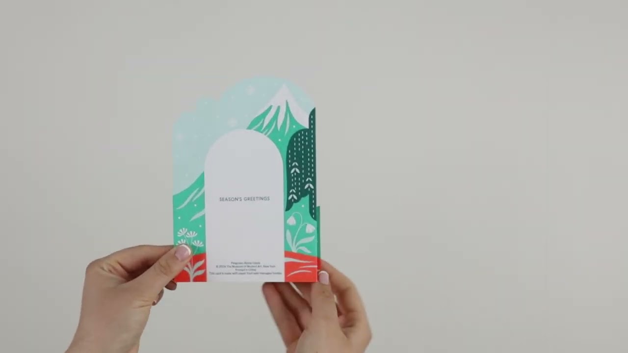 Alpine Glade Holiday Pop-Up Cards - Set of 8 | MoMA Design Store