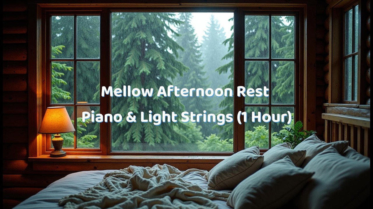 Mellow Afternoon Rest — Piano & Light Strings (1 Hour)