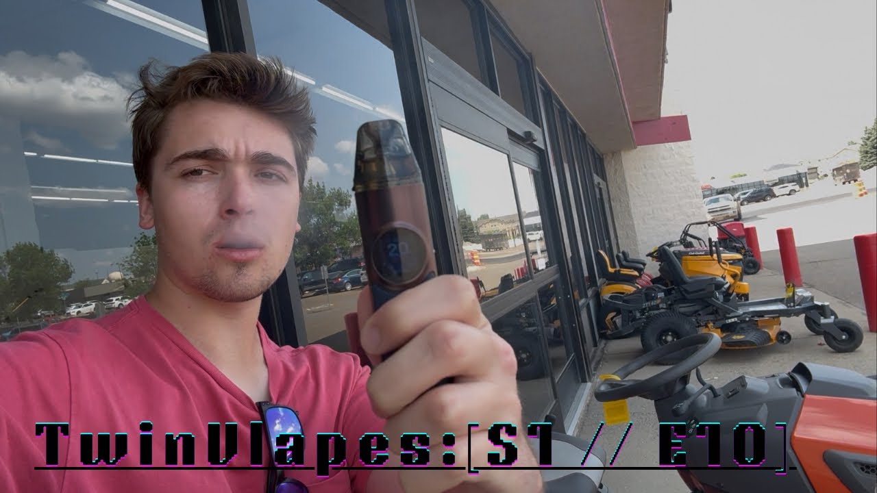 OXVA NeXLIM Vape Seshin on Lawnmowers (I GOT TO DRIVE ONE!) [TwinVlapes: S1 // E10]