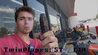 OXVA NeXLIM Vape Seshin on Lawnmowers (I GOT TO DRIVE ONE!) [TwinVlapes: S1 // E10]
