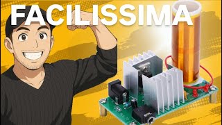 BOBINA DI TESLA KIT fai da te con 2 euro !