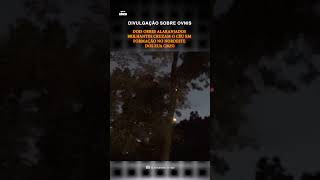 🚨 OVNIs em forma de orbes laranja inexplicáveis iluminam o céu noturno #trending #shorts #ufo