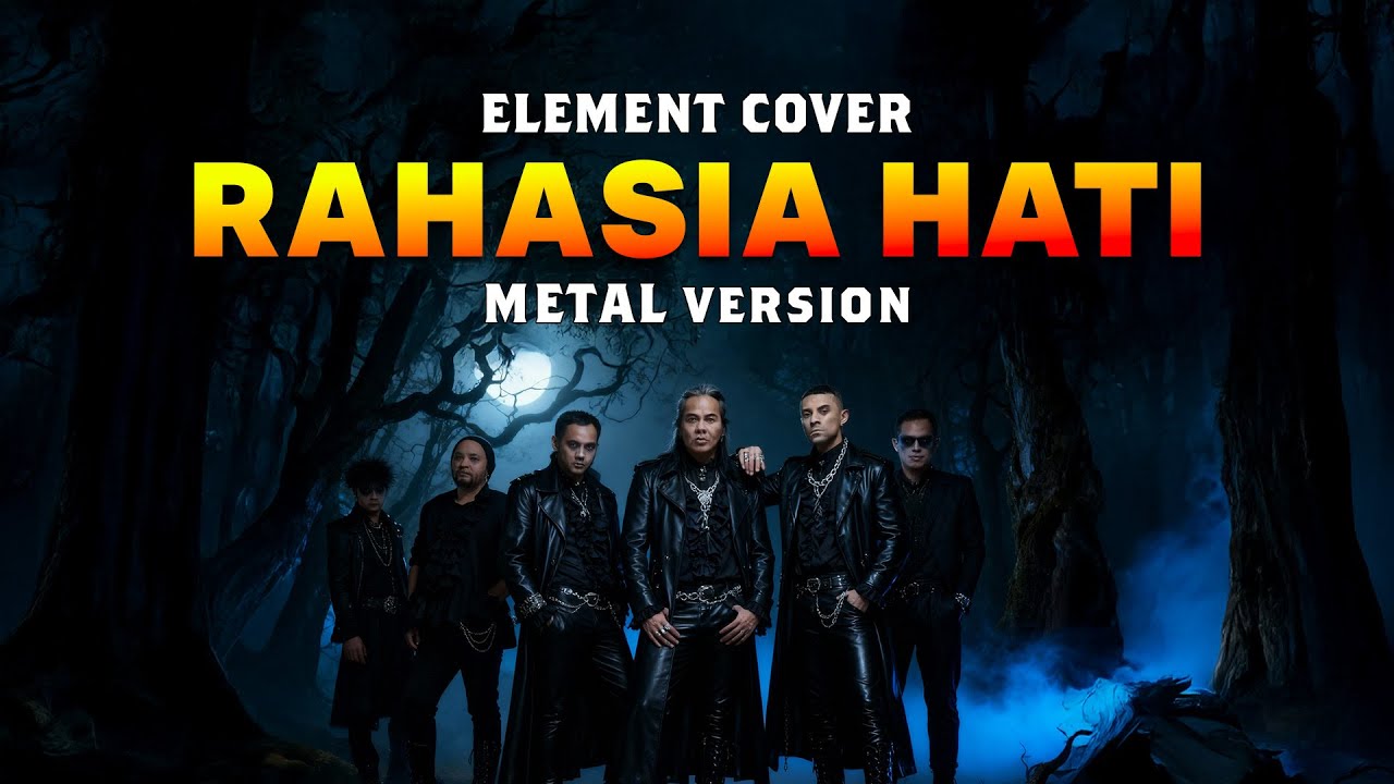 RAHASIA HATI - ELEMENT (BRUTAL METAL COVER) | Lagu Pop Rock Legendaris Indonesia 2025