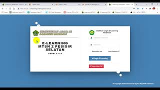 update e-learning Madrasah versi  3 00