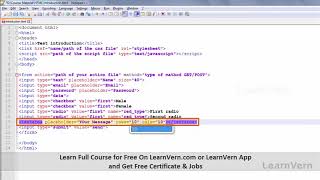 How To Formatting A Form In HTML? - Video In Hindi
