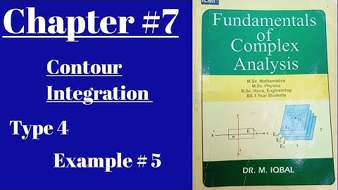 Complex Analysis// Contour Integration// chapter #7// Type 4//Example #5
