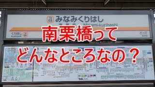 よくある行先「南栗橋」ってどんなところなのかレポートします！