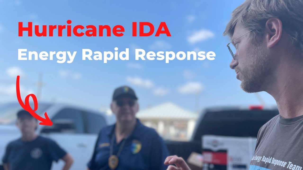 They RESTORED POWER to communities immediately after *Hurricane IDA* • Footprint Project