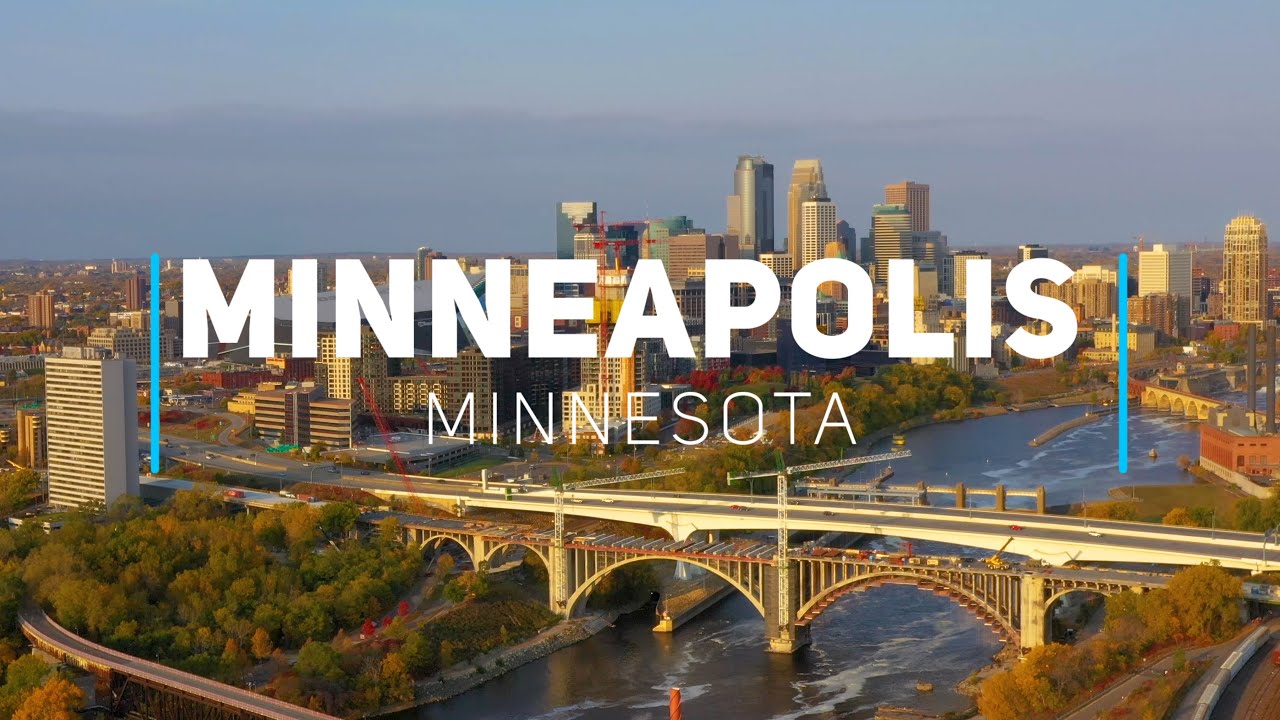 Minneapolis, Minnesota 4K drone footage YouTube
