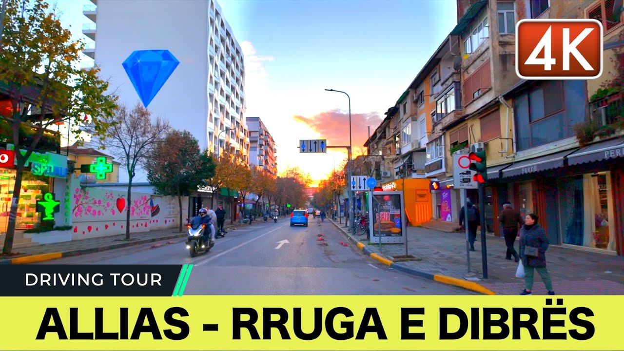 TIRANA, URA BABRROIT - ALLIAS - RRUGA E DIBRES TIRANE, DRIVING TOUR